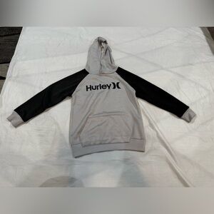 Hurley Gray and Black Contrast Hoodie